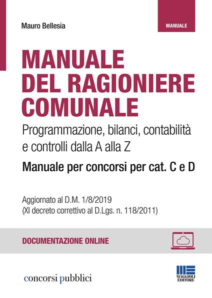 Manuale del ragioniere comunale - Mauro Bellesia - copertina