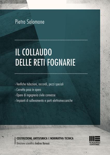 Il collaudo delle reti fognarie - Pietro Salomone - copertina