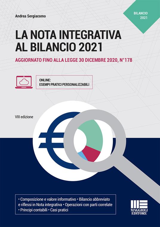 La nota integrativa al bilancio - Andrea Sergiacomo - copertina