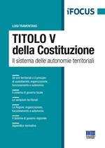 Titolo V della Costituzione