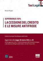 Superbonus 110%. La cessione del credito e le misure antifrode