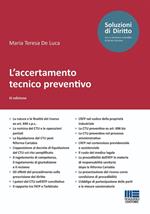 L’accertamento tecnico preventivo