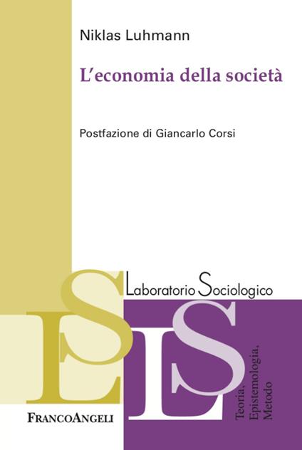 L' economia della società - Niklas Luhmann - copertina