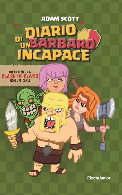 Diario di un barbaro incapace - Adam Scott - copertina