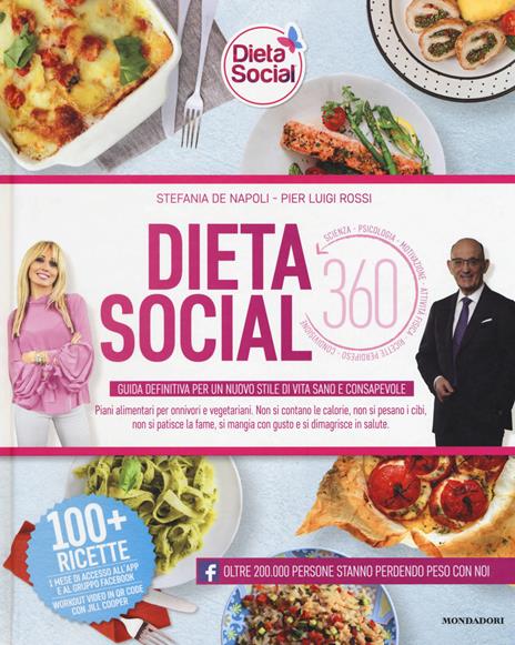 Dieta social. Guida definitiva per un nuovo stile di vita sano e consapevole. Con app - Stefania De Napoli,Pier Luigi Rossi - copertina