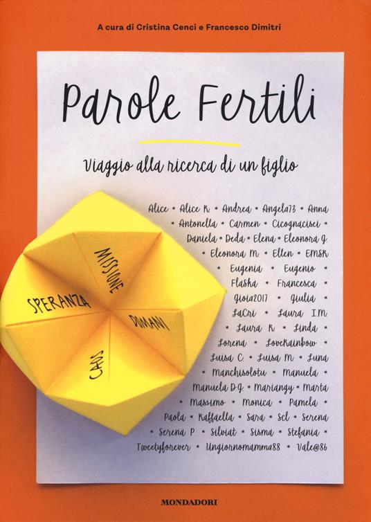 Parole fertili. Viaggio alla ricerca di un figlio - copertina