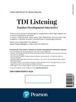 TDI. Teacher development interactive. Listening. Con Contenuto digitale per accesso on line