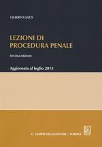 Lezioni di procedura penale