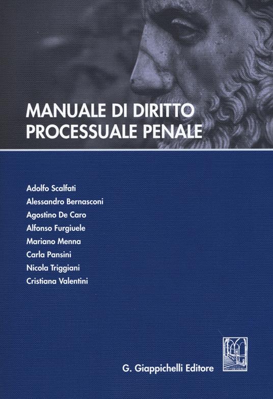 Manuale di diritto processuale penale - copertina