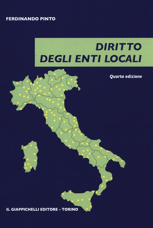 Diritto degli enti locali - Ferdinando Pinto - copertina