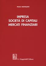 Impresa, società di capitali, mercati finanziari