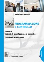 Programmazione e controllo. Estratto da sistemi di pianificazione e controllo