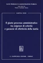 Il giusto processo amministrativo tra esigenze di celerità e garanzie di effettività della tutela