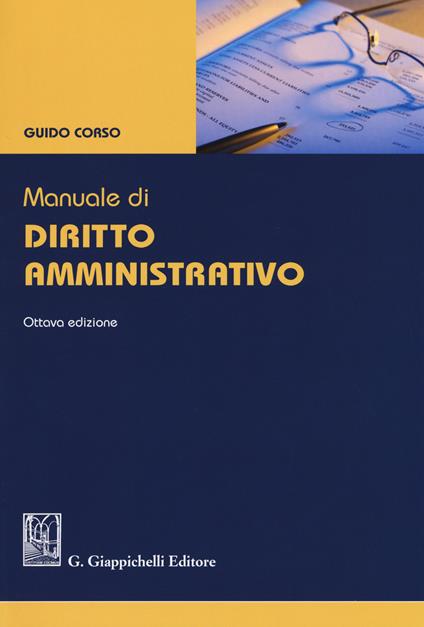 Manuale di diritto amministrativo - Guido Corso - copertina