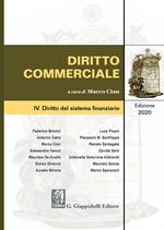 Diritto commerciale. Vol. 4: Diritto del sistema finanziario.