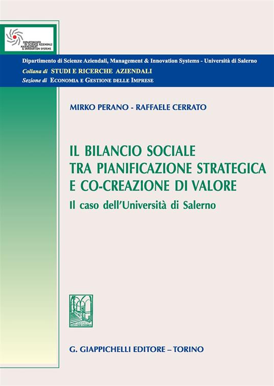 L' impatto della rendicontazione sociale nella programmazione e pianificazione strategica negli atenei - Mirko Perano,Raffaele Cerrato - copertina