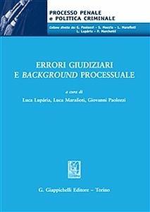 Errori giudiziari e background processuale - copertina