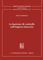 La funzione di controllo nell'impresa bancaria