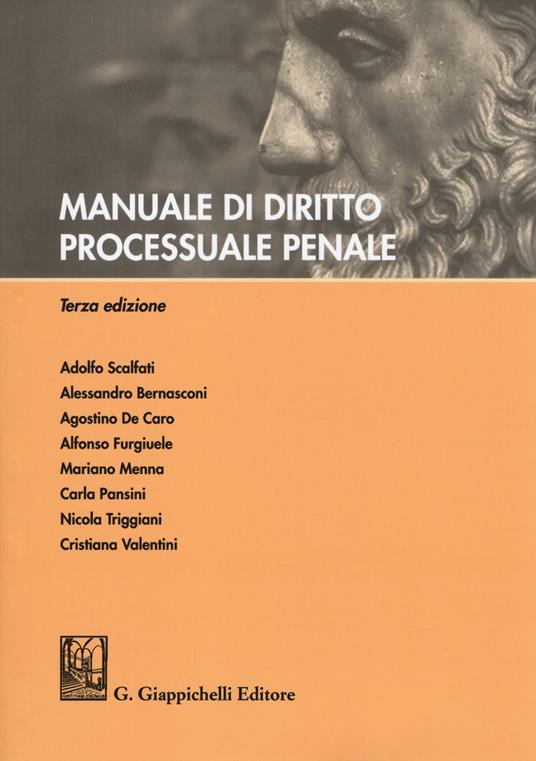 Manuale di diritto processuale penale - Libro - Giappichelli - |  laFeltrinelli