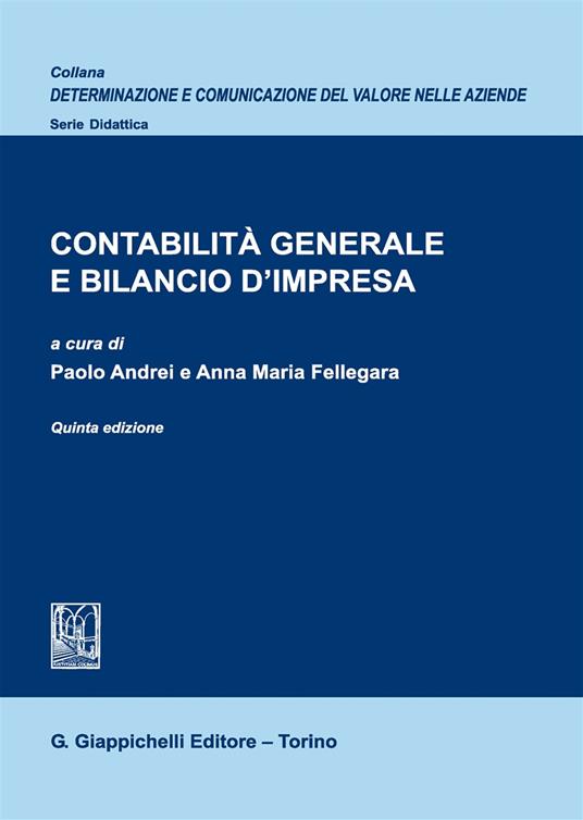 Contabilità generale e bilancio d'impresa - copertina