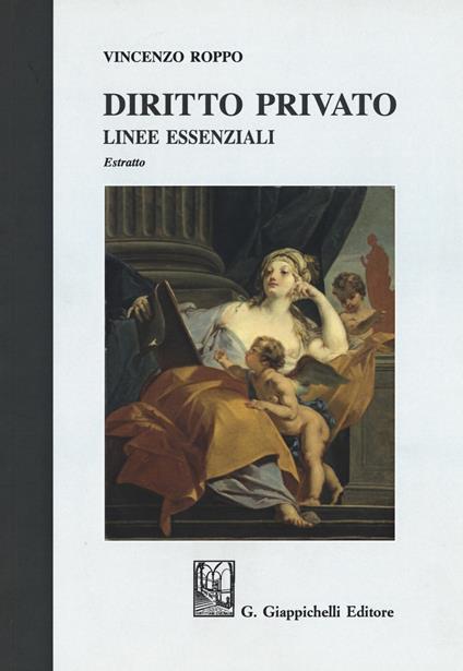 Diritto privato. Linee essenziali. Estratto - Vincenzo Roppo - copertina