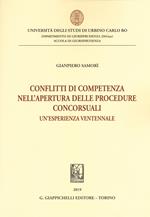 Conflitti di competenza nell'apertura delle procedure concorsuali. Un'esperienza ventennale