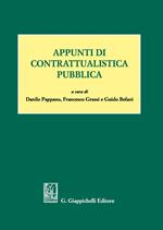 Appunti di contrattualistica pubblica