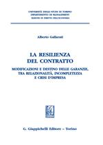 La resilienza del contratto. Modificazioni e destino delle garanzie, tra relazionalità, incompletezza e crisi d'impresa