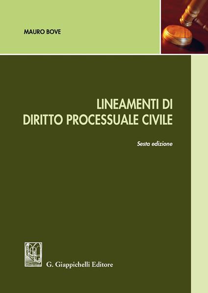 Lineamenti di diritto processuale civile - Mauro Bove - copertina