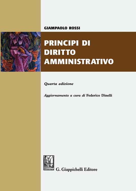 Principi di diritto amministrativo - Giampaolo Rossi - copertina