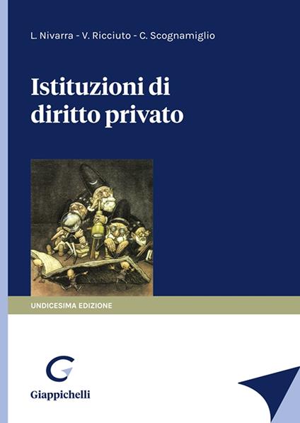 Istituzioni di diritto privato - Luca Nivarra,Vincenzo Ricciuto,Claudio Scognamiglio - copertina