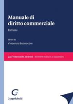 Manuale di diritto commerciale. Estratto