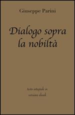 Dialogo sopra la nobiltà