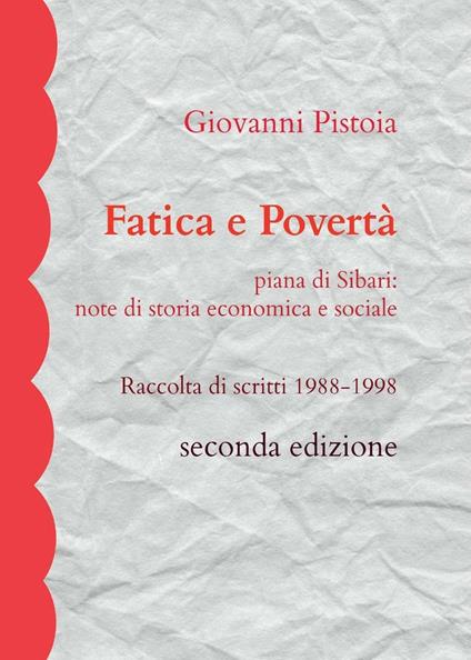 Fatica e povertà - Giovanni Pistoia - copertina