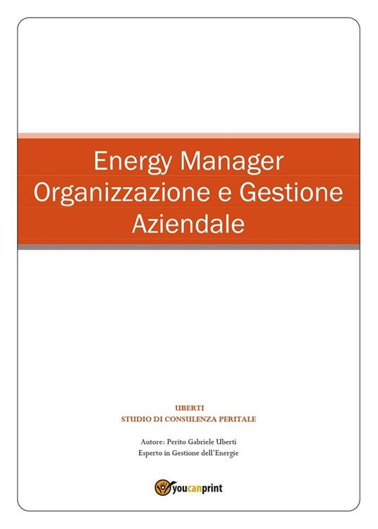 Energy manager. Organizzazione e gestione aziendale - Gabriele Uberti - copertina