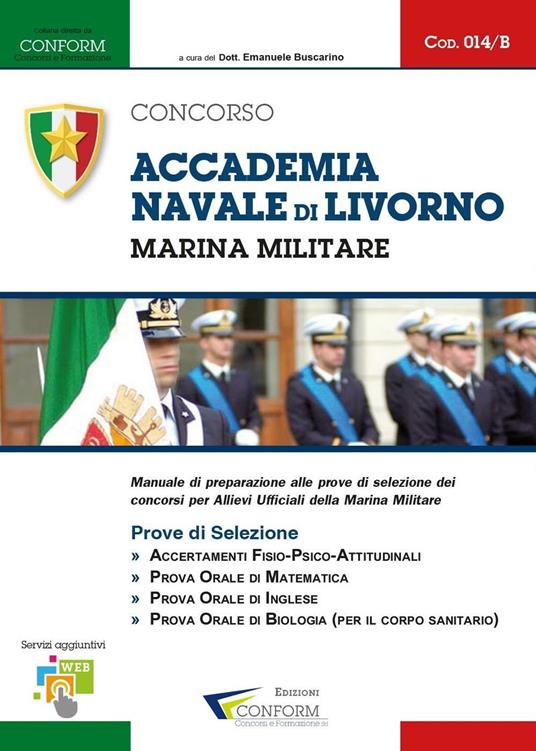 Concorso Accademia Navale di Livorno. Marina Militare. Prove di selezione - copertina