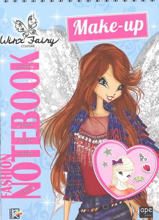 Fashion notebook make-up. Winx Fairy Couture. Con adesivi. Ediz. a colori. Ediz. a spirale - 3