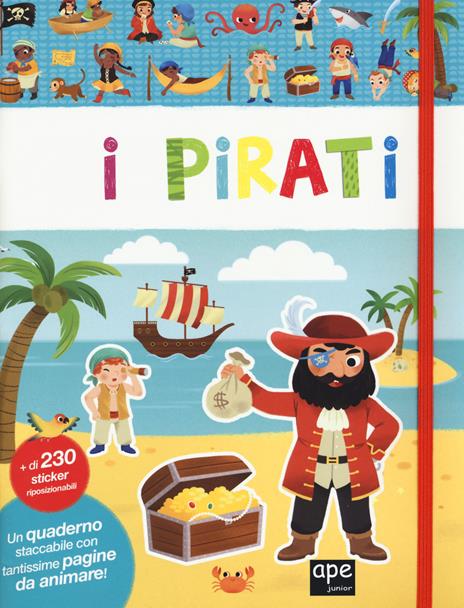 I pirati. Con adesivi. Ediz. a colori - Yi-Hsuan Wu - copertina