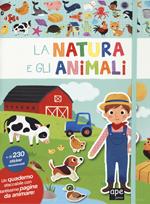 La natura e gli animali. Con adesivi. Ediz. a colori