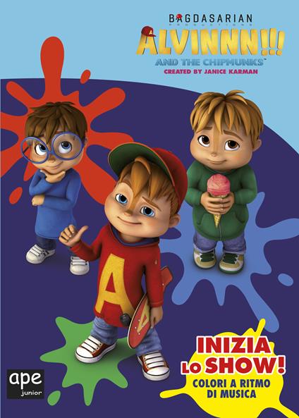 Colori a ritmo di musica. Alvinnn!!! and the Chipmunks - copertina