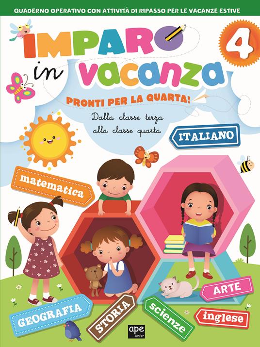 Imparo in vacanza. Pronti per la quarta - copertina