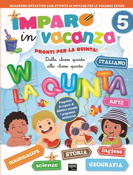 Imparo in vacanza. Pronti per la quinta - copertina