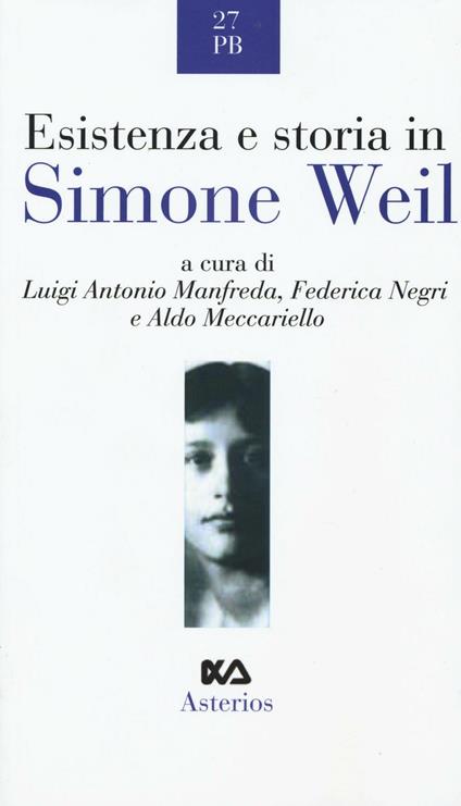 Esistenza e storia in Simone Weil - copertina