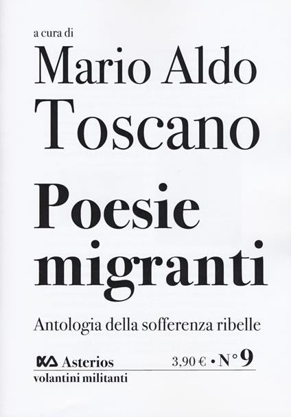 Poesie migranti. Antologia della sofferenza ribelle - copertina