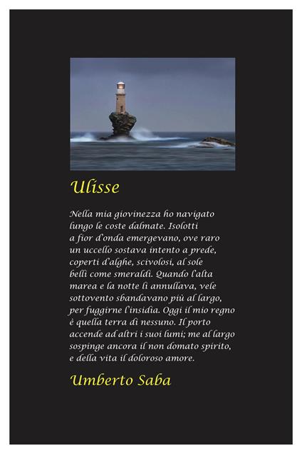 Ulisse - Umberto Saba - copertina