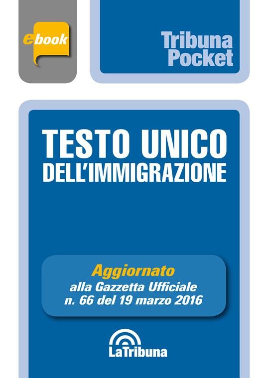 Testo unico dell'immigrazione - V.V.A.A. - ebook