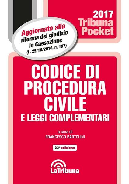 Codice di procedura civile e leggi complementari - copertina