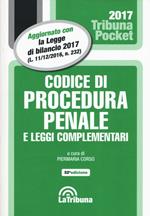 Codice di procedura penale e leggi complementari