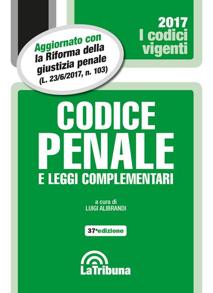 Codice penale e leggi complementari - copertina