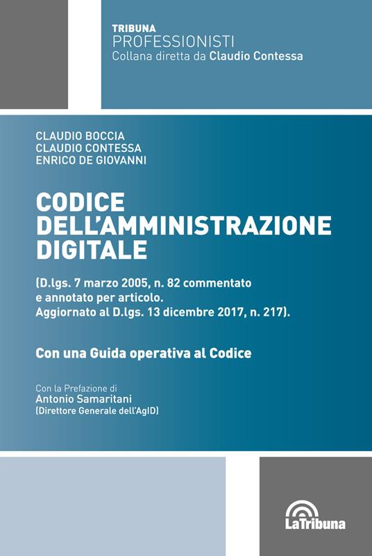 Codice dell amministrazione digitale Claudio Boccia Claudio